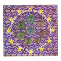 Frankrijk Jaarset euro 2002 BU