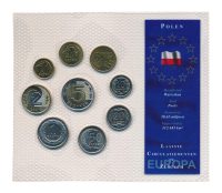 Polen Muntset Zloty's pre-euro diverse jaren in plastic verpakking