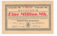 Duitsland 1 miljoen Mark 1923 Noodgeld Bad Reichenhall