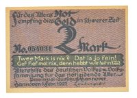 Duitsland 2 Mark 1922 Noodgeld Hannover