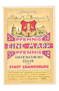 Duitsland 50 Pfennig 1921 Noodgeld Cranenburg (2)
