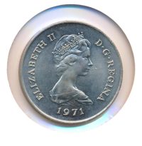 Gibraltar 25 Pence 1971