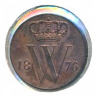 Nederland 1/2 Cent 1876 Willem III