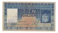 Nederland 10 Gulden 1933 Grijsaard Buiten omloop gesteld