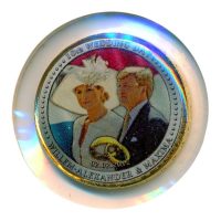 Nederland 2 Euro 2012 bewerkt verguld - 10th wedding day Alexander & Maxima