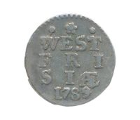 West-Friesland 2 Stuiver 1789 (Zeer fraai)